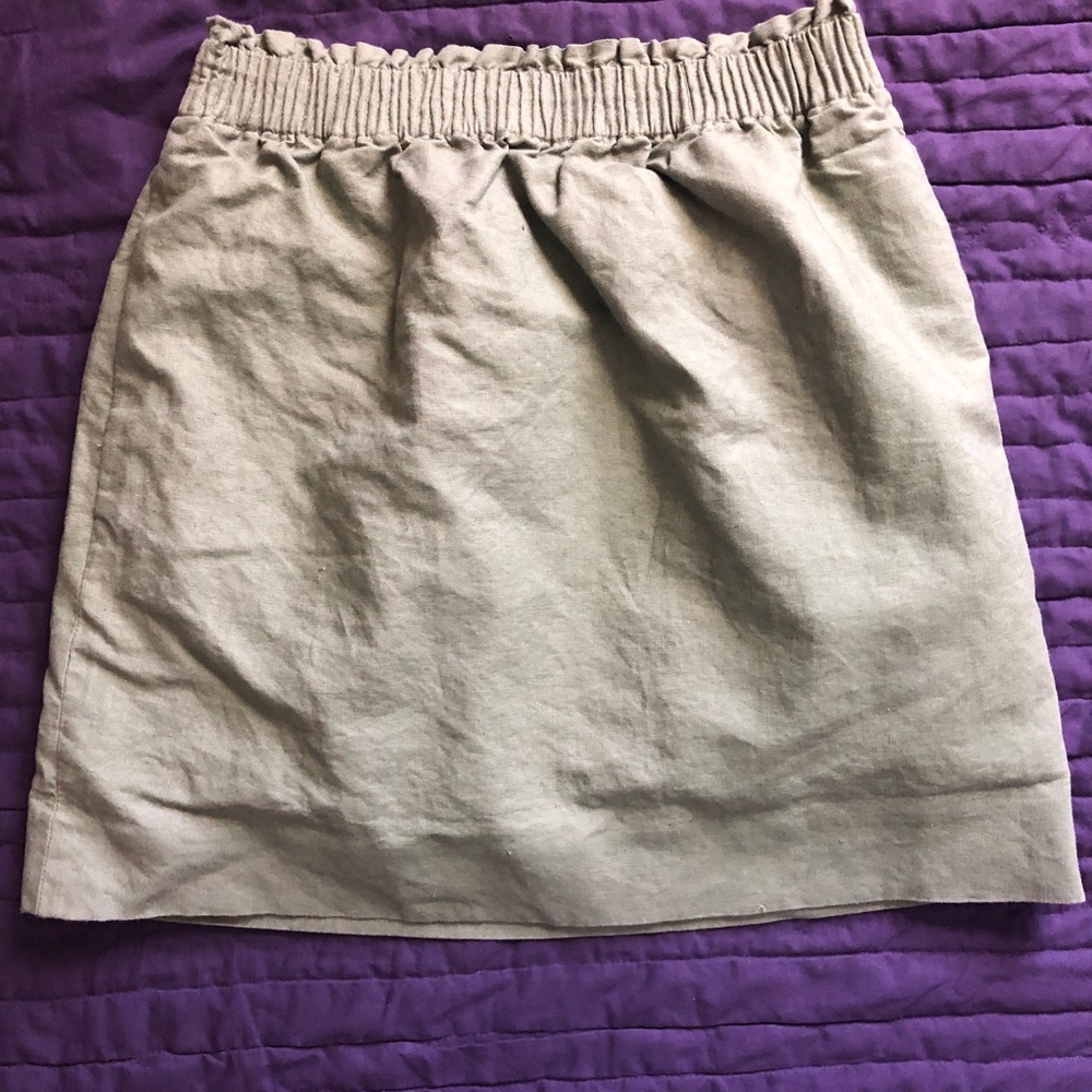 J Crew cinched waist skirt size 4